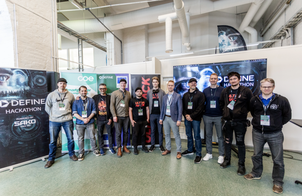 The winner of the DEFINE Hackathon Powered by SAKO is Team 021